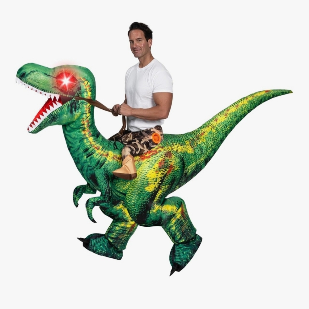 Adult Inflatable Dinosaur Costume - Picture 2 of 6